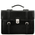 Geanta laptop din piele naturala Tuscany Leather, neagra, Viareggio