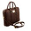 Geanta laptop maro inchis dama eleganta Tuscany Leather, Prato