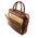 Geanta laptop din piele naturala Tuscany Leather, maro, Pisa