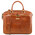 Geanta laptop din piele naturala Tuscany Leather, honey, Pisa