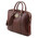 Geanta laptop moderna dama din piele naturala Tuscany Leather, maro, Prato