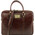 Geanta laptop dama din piele naturala Tuscany Leather, maro, Prato