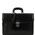 Servieta barbati din piele naturala Tuscany Leather, neagra, Amafli