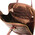 Servieta  moderna dama din piele naturala Tuscany Leather, maro inchis, Ravenna