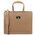 Servieta dama din piele naturala caramel Tuscany Leather, Palermo