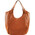 Genti dama | Gina - Geanta din piele boho new size cognac - Tuscany Leather