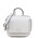Geanta mica dama din piele naturala Tuscany Leather, alba, Dalia