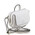 Geanta alba dama din piele naturala Tuscany Leather, Dalia