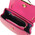 Geanta lux dama de mana din piele naturala Tuscany Leather, magenta, Luna