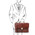 Servieta lux din piele naturala maro Tuscany Leather,  Assisi