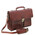 Servieta barbati din piele naturala maro Tuscany Leather,  Assisi