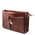 Servieta de firma din piele naturala maro Tuscany Leather,  Assisi