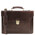Servieta barbati din piele naturala maro inchis Tuscany Leather, Cremona