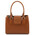 Geanta dama din piele naturala coniac, Tuscany Leather, Fiordaliso