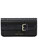 Plic dama negru din piele naturala cu accesoriu albastru inchis, Tuscany Leather, Demetra