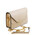 Plic elegant dama bej din piele naturala Tuscany Leather, Hera cu print croc