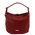 Geanta rosie dama din piele naturala Tuscany Leather, Hobo
