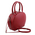 Geanta de firma dama din piele naturala rosie Tuscany Leather, Ninfa