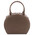 Geanta eleganta dama din piele naturala dark taupe Tuscany Leather, Ninfa
