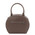 Geanta lux dama din piele naturala dark taupe Tuscany Leather, Ninfa