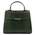 Geanta dama de mana din piele printata verde Tuscany Leather, TL Bag