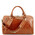 Geanta mica de voiaj din piele naturala honey, Tuscany Leather, Voyager