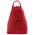Rucsacel dama din piele naturala Tuscany Leather, rosu aprins, Shanghai