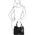 Geanta de umar piele naturala neagra, Tuscany Leather, TL KeyLuck