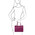 Geanta dama de mana din piele naturala violet, Tuscany Leather, Aura