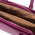 Geanta mana din piele naturala violet, Tuscany Leather, Aura