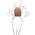 Rucsac de dama, piele naturala grej, Tuscany Leather, TL Bag soft