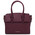 Geanta de dama, din piele naturala, Tuscany Leather, bordo, Brigid