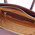 Geanta de dama, din piele naturala, Tuscany Leather, bordo, Brigid
