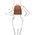 Rucsac dama, din piele naturala coniac, Tuscany, TL Bag