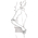 Plic din piele naturala argintie, Tuscany Leather, TL Bag Metallic