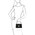 Geanta mana din piele naturala neagra, marime mica, Tuscany Leather, TL Bag