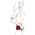 Geanta mana din piele naturala rosie, marime mica, Tuscany Leather, TL Bag
