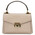 Geanta de dama, piele naturala bej, marime mica, Tuscany Leather, TL Bag Croc