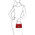 Geanta de mana, din piele naturala rosie, marime mica, Tuscany Leather, TL Bag Croc