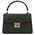 Geanta de dama, piele naturala verde, marime mica, Tuscany Leather, TL Bag Croc