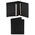 Portofel barbati din piele naturala cu 3 pliuri, Tuscany Leather, negru