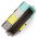 Geanta plic din piele naturala Lancaster Studio Enlace, pastelat 422-32-3