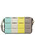 Geanta plic din piele naturala Lancaster Studio Enlace, pastelat 422-32-2