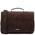 Servieta barbati din piele naturala Tuscany Leather, maro inchis, Mantova