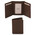 Portofel barbatesc din piele naturala maro inchis Tuscany Leather