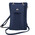 Geanta telefon Tuscany Leather din piele albastra Minicross-S