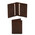 Portcard din piele maro inchis, Tuscany Leather, Exclusive