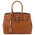 Geanta dama din piele printata coniac, Tuscany Leather, TL Bag