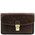 Borseta barbati din piele naturala Tuscany Leather, maro inchis, Arthur