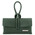 Plic dama din piele naturala verde inchis Tuscany Leather